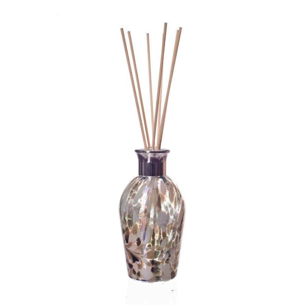 Amelia Art Glass Grey & White Iridescence Dome Reed Diffuser £15.74